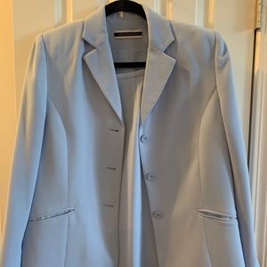 Amanda Smith blue skirt suit